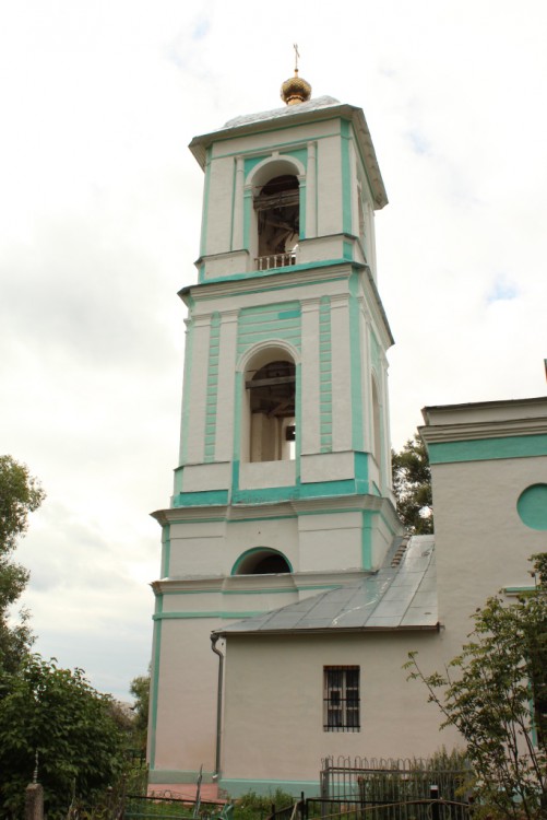 Мергусово. Церковь Сергия Радонежского. фасады, Колокольня, вид с юга