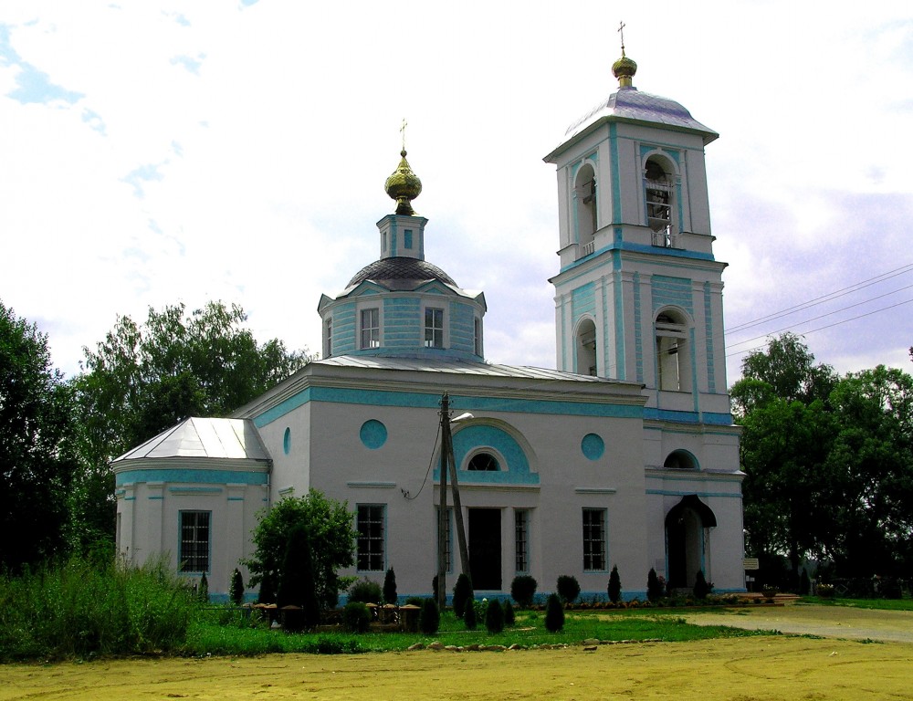 Мергусово. Церковь Сергия Радонежского. фасады
