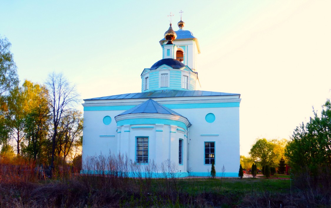 Мергусово. Церковь Сергия Радонежского. фасады