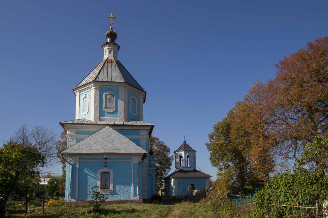 Титовское. Церковь Тихвинской иконы Божией Матери. фасады