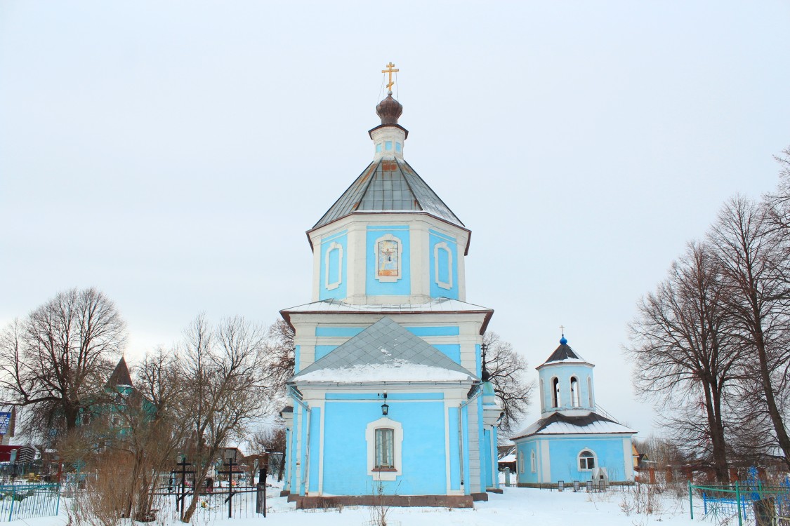 Титовское. Церковь Тихвинской иконы Божией Матери. фасады, Вид с востока
