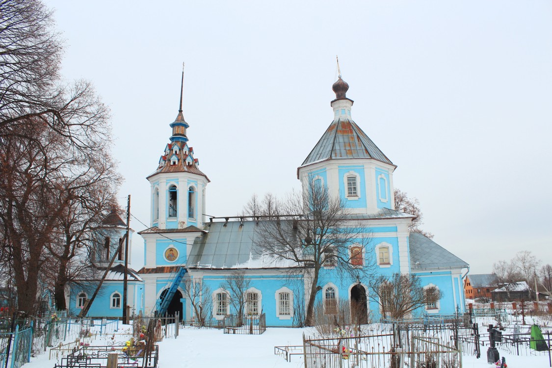 Титовское. Церковь Тихвинской иконы Божией Матери. фасады, Вид с юга