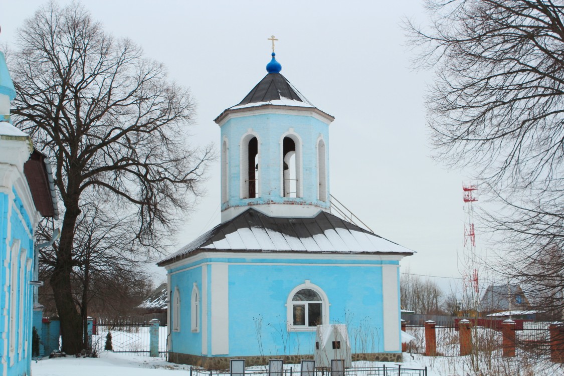Титовское. Церковь Тихвинской иконы Божией Матери. фасады, Звонница, вид с востока