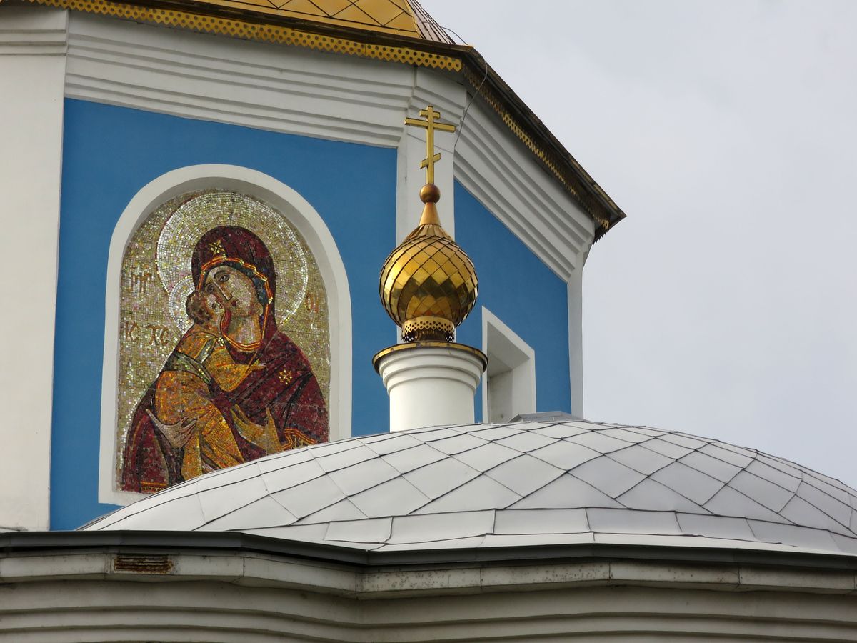Церковь Владимирской иконы Божией Матери, Мытищи (Мытищинский городской округ и гг. Долгопрудный, Лобня, Московская область). архитектурные детали