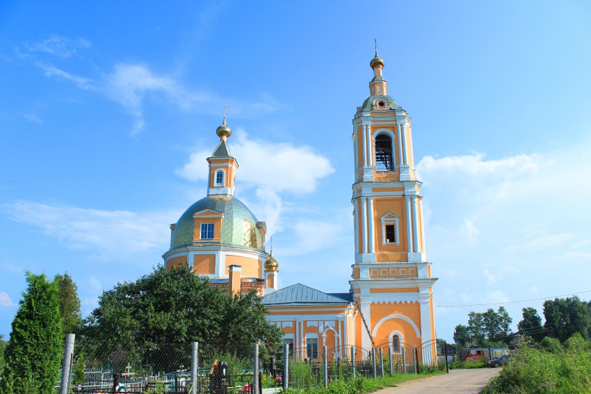 Богородское. Церковь Рождества Пресвятой Богородицы. фасады, Вид с севера