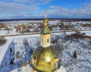 Церковь Рождества Пресвятой Богородицы, Завершение основного объема храма, фото с квадрокоптера<br>, Богородское, Сергиево-Посадский городской округ, Московская область