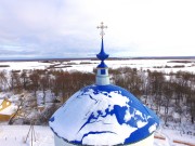 Церковь Успения Пресвятой Богородицы, Завершение храма, фото с квадрокоптера<br>, Закубежье, Сергиево-Посадский городской округ, Московская область