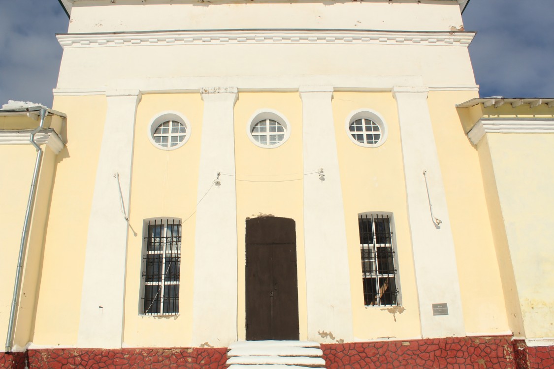Закубежье. Церковь Успения Пресвятой Богородицы. фасады, Фрагмент южного фасада