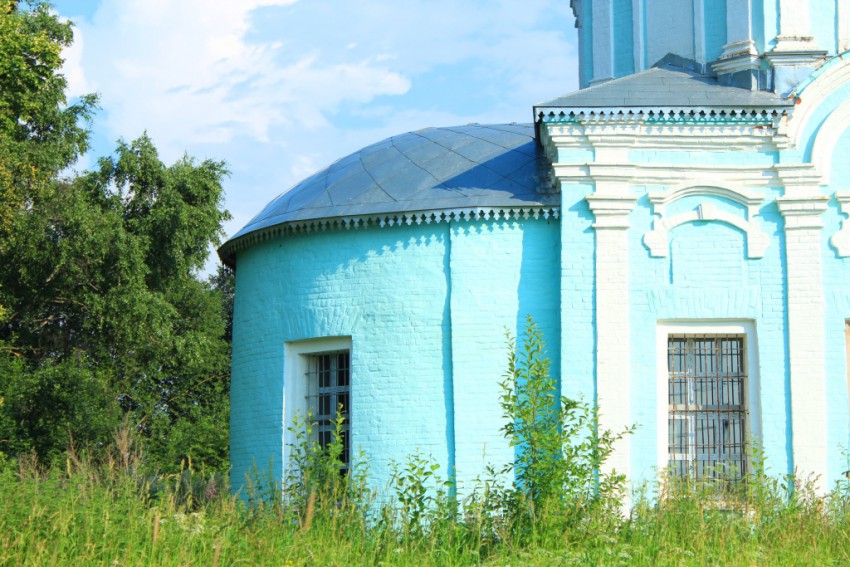 Кучки. Церковь Покрова Пресвятой Богородицы. архитектурные детали, Апсида, вид с севера