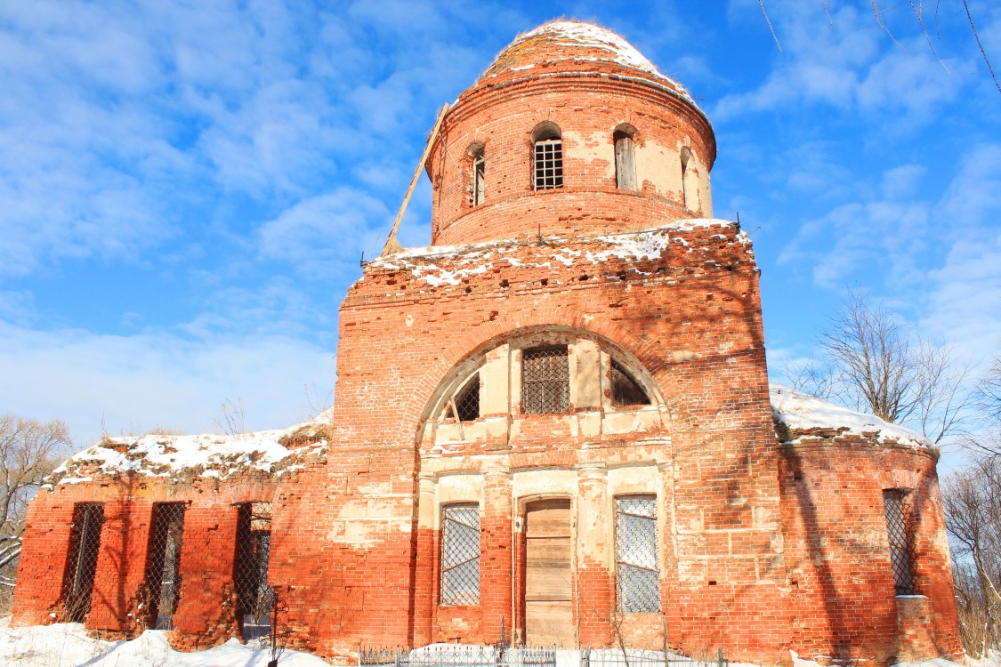 Никульское. Церковь Николая Чудотворца. фасады, Вид с юга