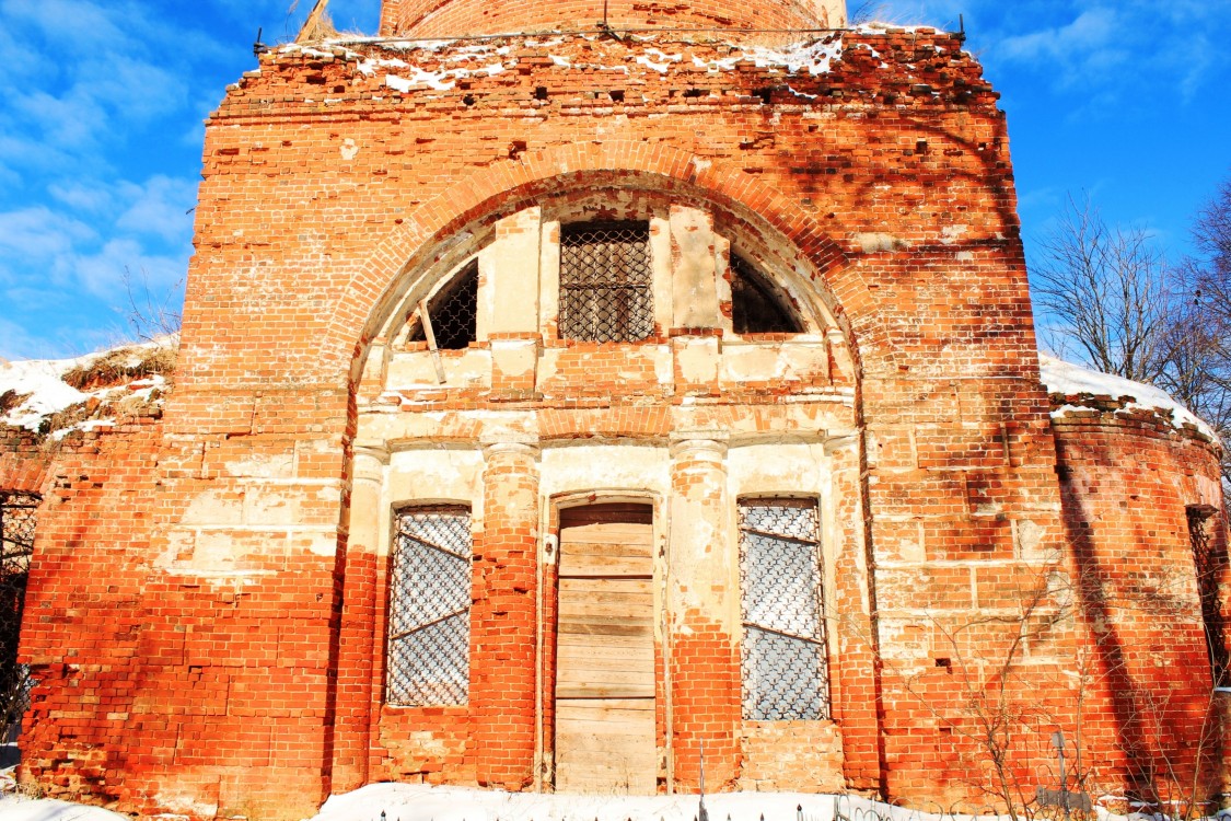 Никульское. Церковь Николая Чудотворца. архитектурные детали, Южный фасад основного объёма храма