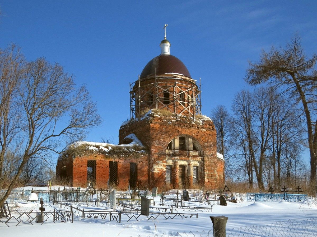 Церковь Николая Чудотворца, Никульское (Сергиево-Посадский городской округ, Московская область). документальные фотографии