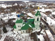 Церковь Казанской иконы Божией Матери, Вид с севера, фото с квадрокоптера<br>, Шеметово, Сергиево-Посадский городской округ, Московская область