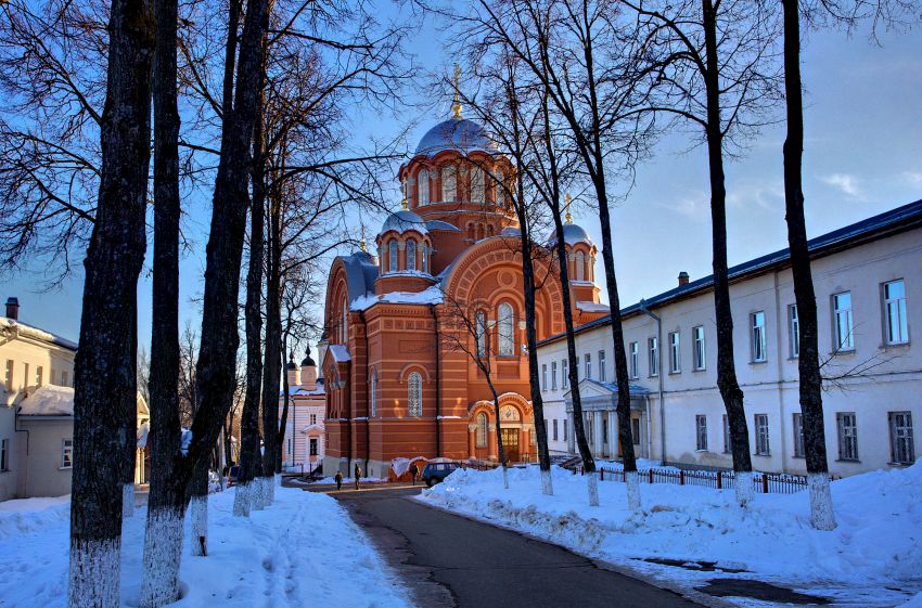 Хотьково. Покровский Хотьков монастырь. фасады