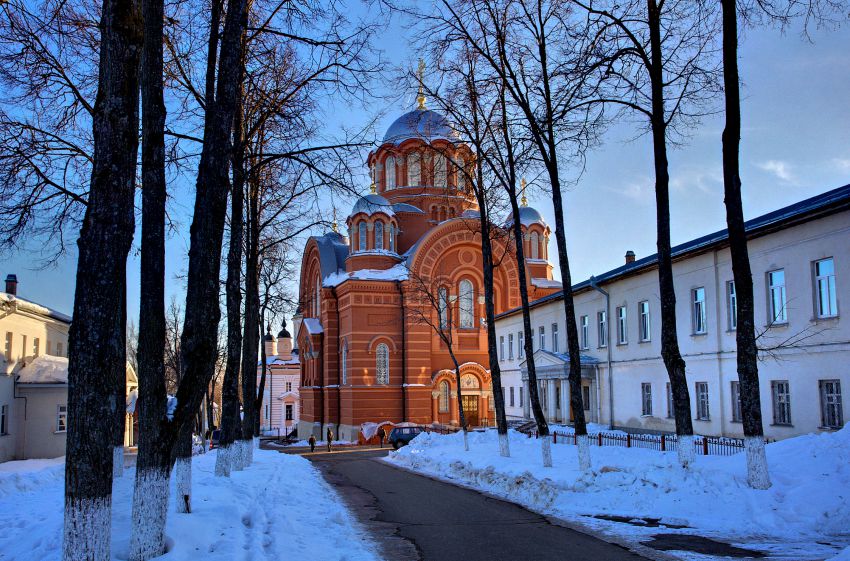 Покровский Хотьков монастырь, Хотьково (Сергиево-Посадский городской округ, Московская область). фасады