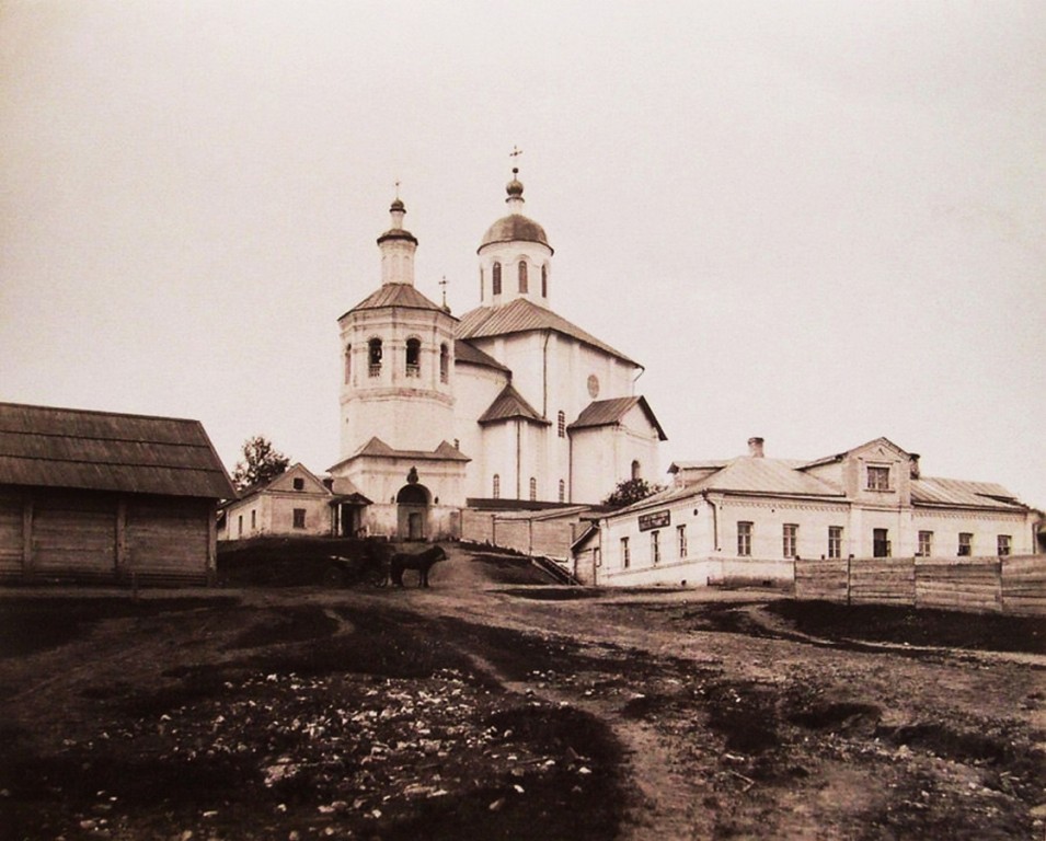 Смоленск. Церковь Михаила Архангела (Свирская) на Пристани. архивная фотография, 1890—1895 год. Автор:Н.Ф. Исерсон. с сайта https://pastvu.com/p/392054