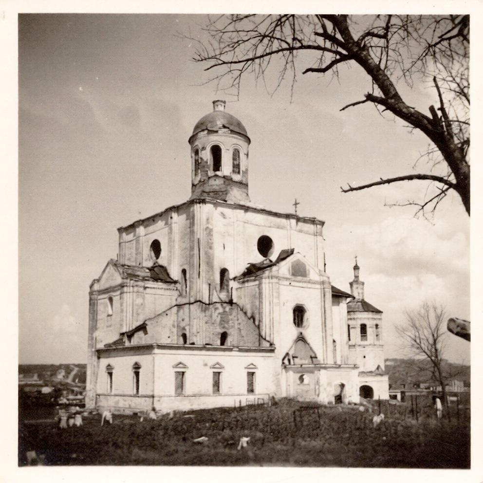 Фото 1942 г. с аукциона e-bay.de, архивная фотография. Церковь Михаила Архангела (Свирская) на Пристани, Смоленск (Смоленск, город, Смоленская область)