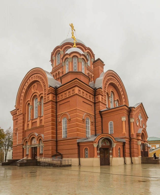 Покровский Хотьков монастырь. Собор Николая Чудотворца, Хотьково (Сергиево-Посадский городской округ, Московская область). фасады, Вид с северо-запада