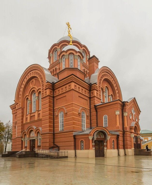 Хотьково. Покровский Хотьков монастырь. Собор Николая Чудотворца. фасады, Вид с северо-запада