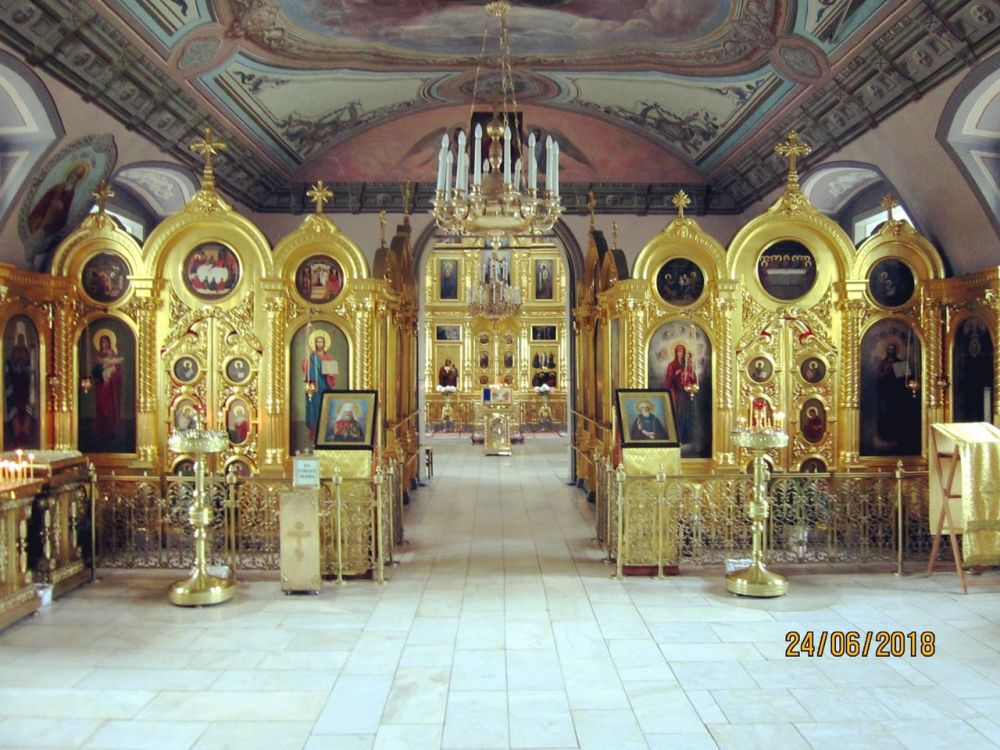 Церковь Преображения Господня, Радонеж (Городок) (Сергиево-Посадский городской округ, Московская область). интерьер и убранство, Внутреннее убранство церкви Преображения Господня.