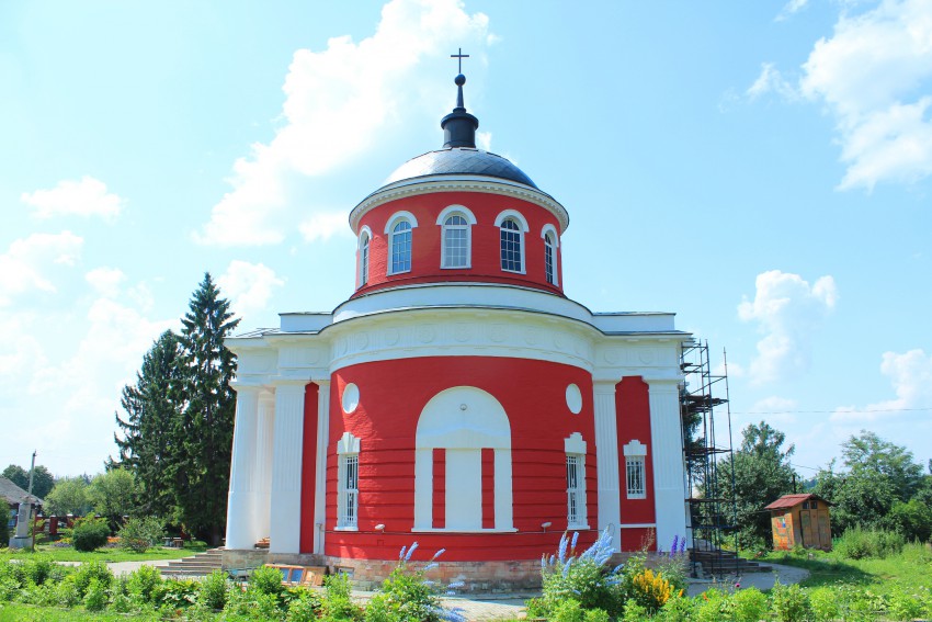 Ахтырка. Церковь Ахтырской иконы Божией Матери. фасады, Вид с востока