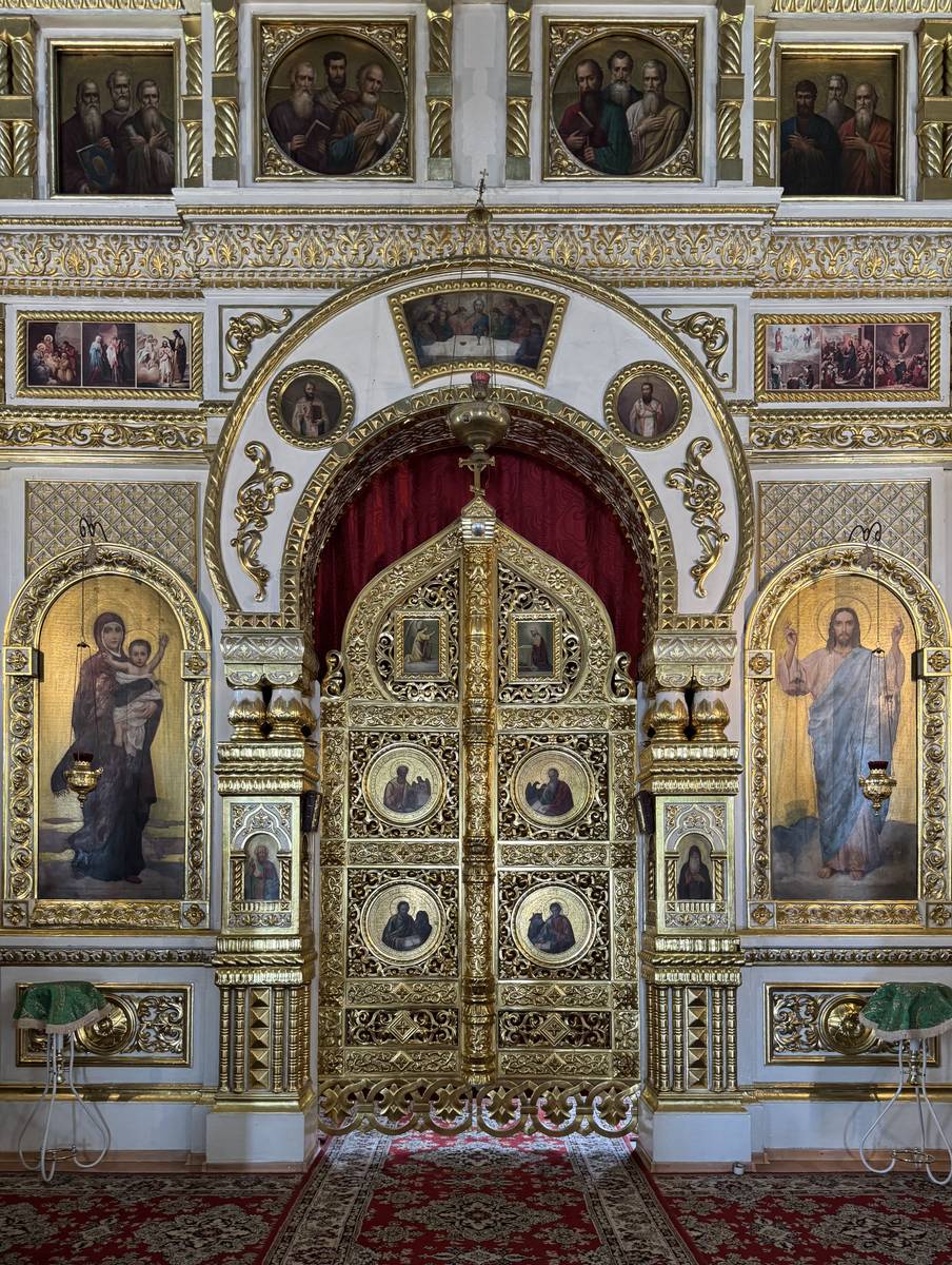 Царские врата, интерьер и убранство. Собор Покрова Пресвятой Богородицы, Барановичи (Барановичский район, Беларусь, Брестская область)