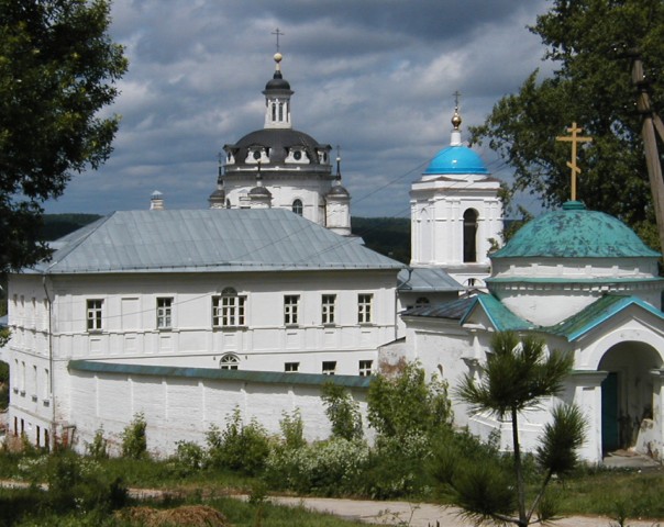 Малоярославец. Николаевский Черноостровский монастырь. фасады, 		      