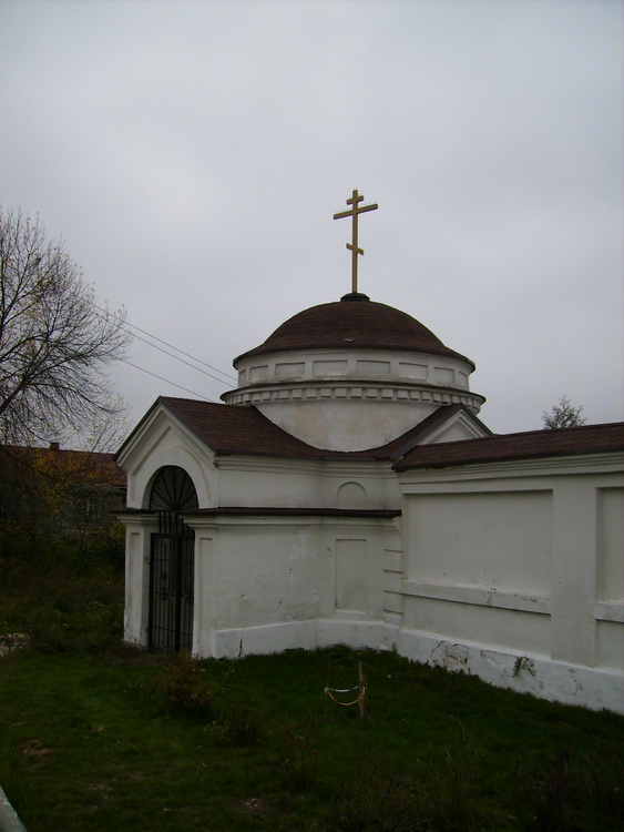 Николаевский Черноостровский монастырь, Малоярославец (Малоярославецкий район, Калужская область). дополнительная информация, Угловая башня с часовней (?)		      