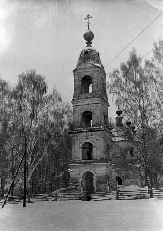 Солда. Колокольня церкви Успения Пресвятой Богородицы. архивная фотография, Фото из архива Гробовой Н.И.