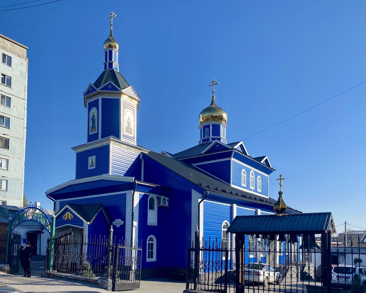 Церковь Вознесения Господня, Белово (Беловский район, Кемеровская область). фасады, Вид с ЮЗ