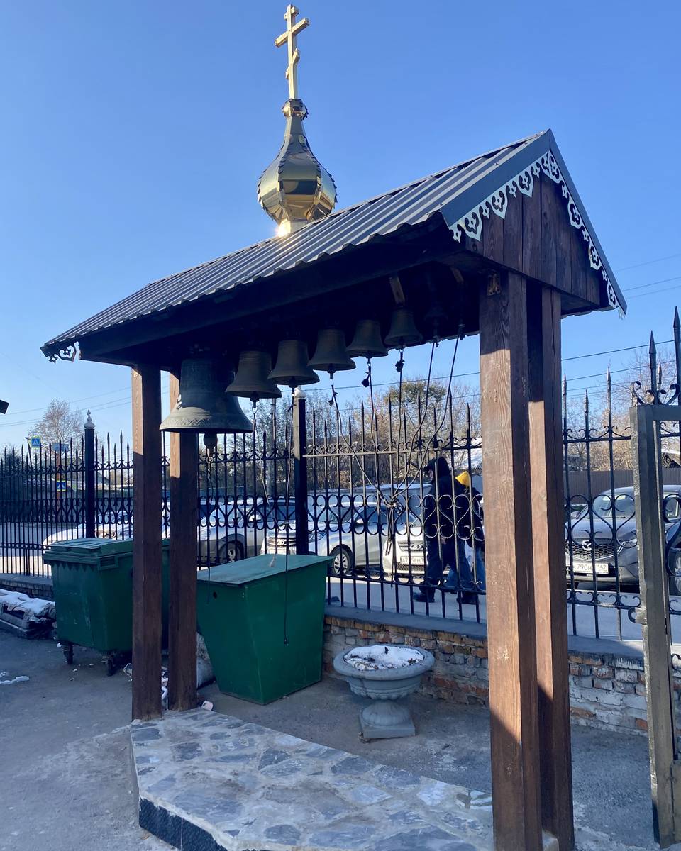 Церковь Вознесения Господня, Белово (Беловский район, Кемеровская область). дополнительная информация, Звонница