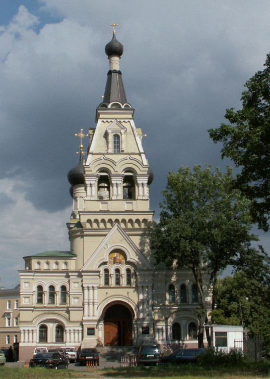 Церковь Шестоковской иконы Божией Матери, Центральный район (Санкт-Петербург, г. Санкт-Петербург). фасады, Западный фасад