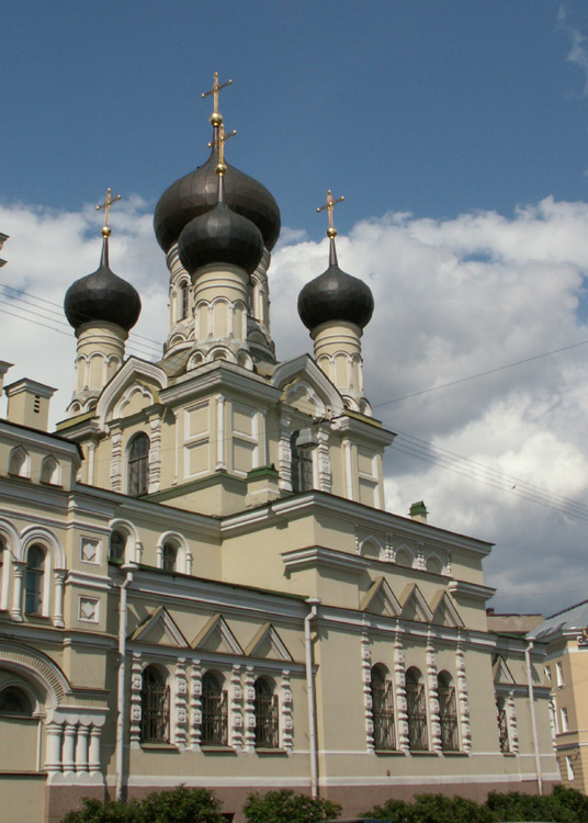 Церковь Шестоковской иконы Божией Матери, Центральный район (Санкт-Петербург, г. Санкт-Петербург). фасады, Южный фасад
