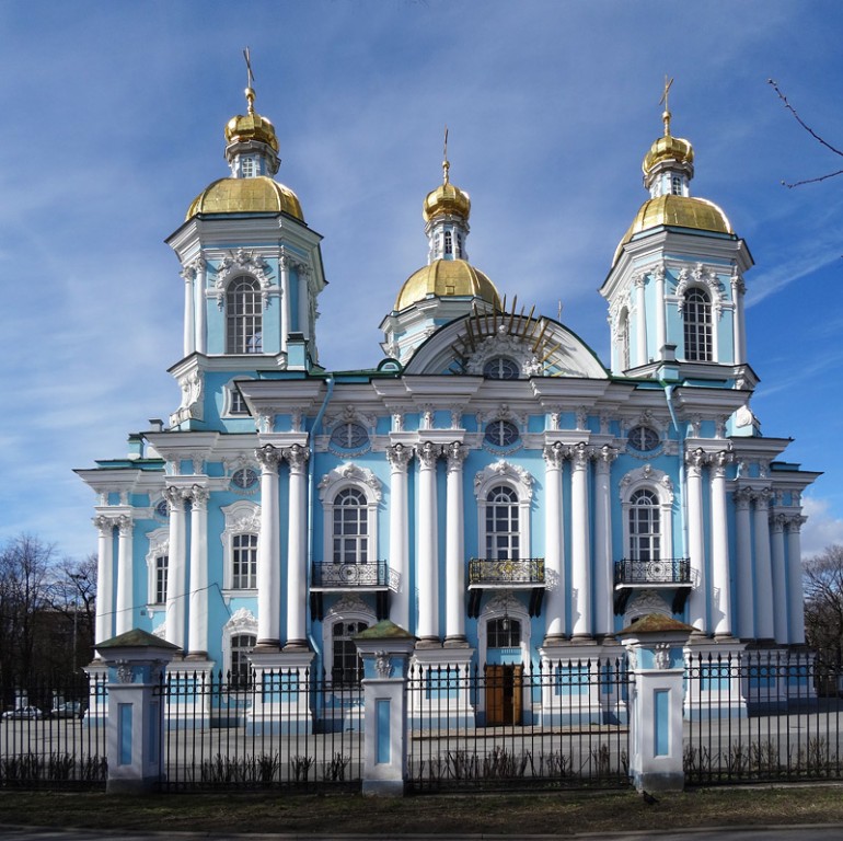 Собор Николая Чудотворца и Богоявления Господня, Адмиралтейский район (Санкт-Петербург, г. Санкт-Петербург). фасады, Южный фасад