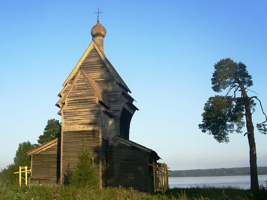Церковь Георгия Победоносца, Родионово (Подпорожский район, Ленинградская область). фасады, восточный фасад