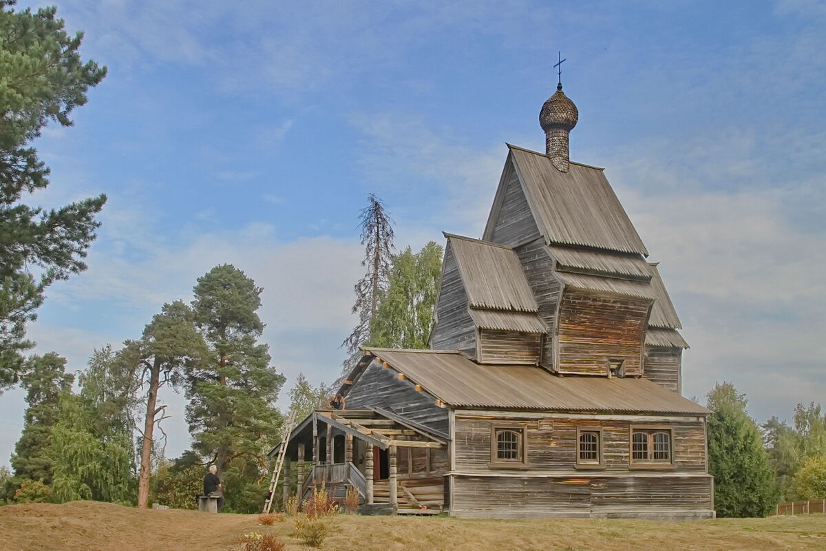 Церковь Георгия Победоносца, Родионово (Подпорожский район, Ленинградская область). фасады