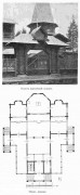 Церковь Казанской иконы Божией Матери (в честь 300-летия дома Романовых), Рис. из журнала "Зодчий"<br>, Вырица, Гатчинский район, Ленинградская область