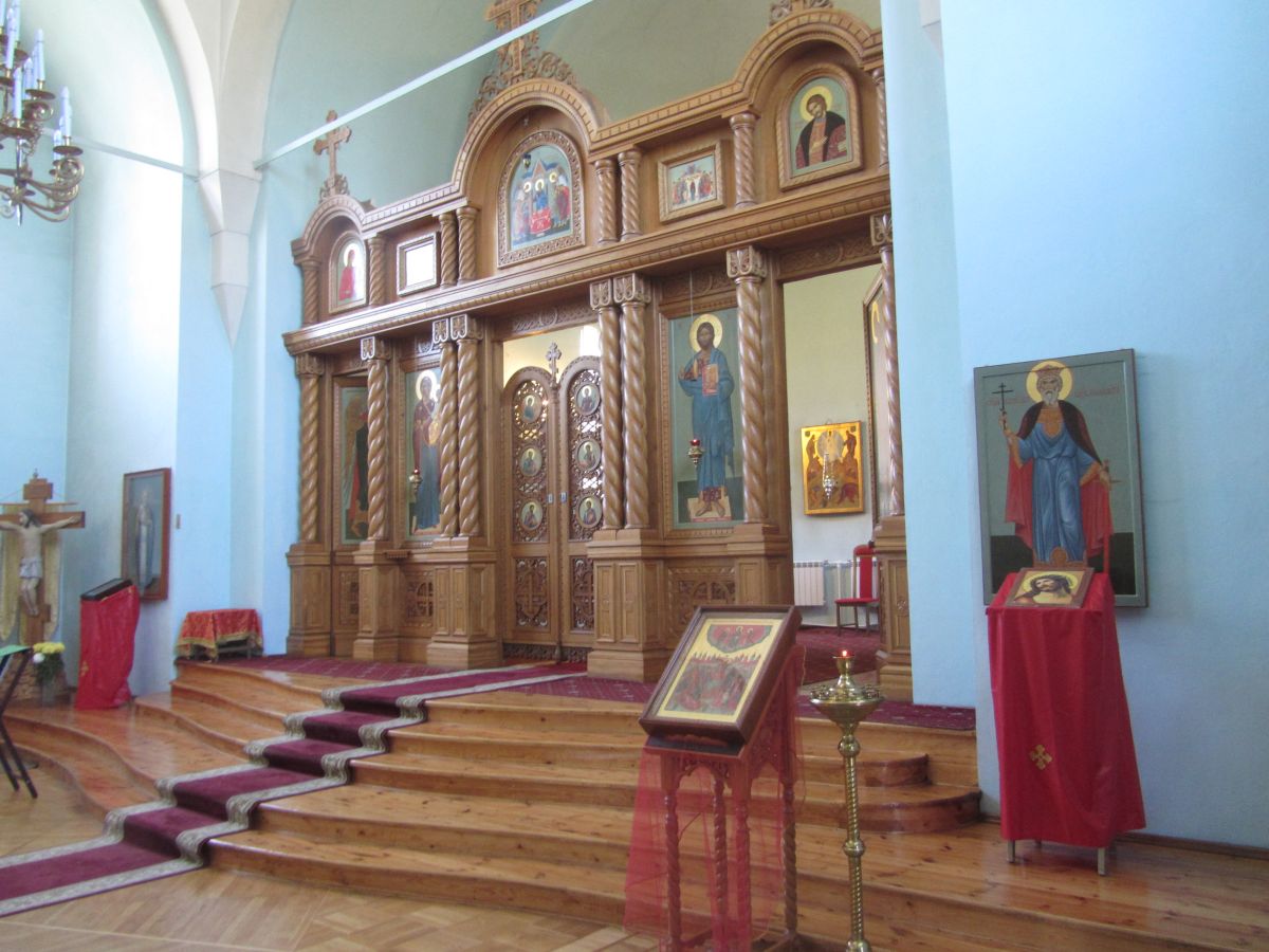 Церковь Происхождения честных древ Креста Господня, Лисино-Корпус (Тосненский район, Ленинградская область). интерьер и убранство