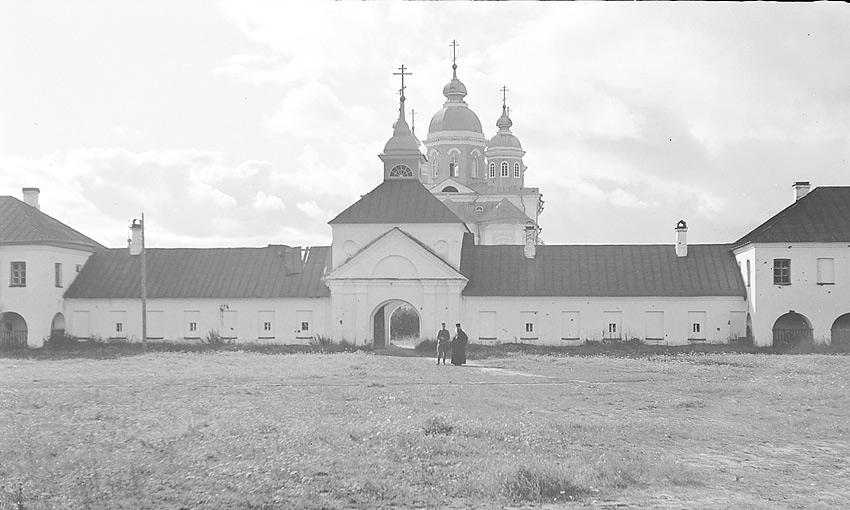 Коневец, остров. Рождества Пресвятой Богородицы Коневский монастырь. архивная фотография, Фото из Архива финских вооруженных сил SA-kuva