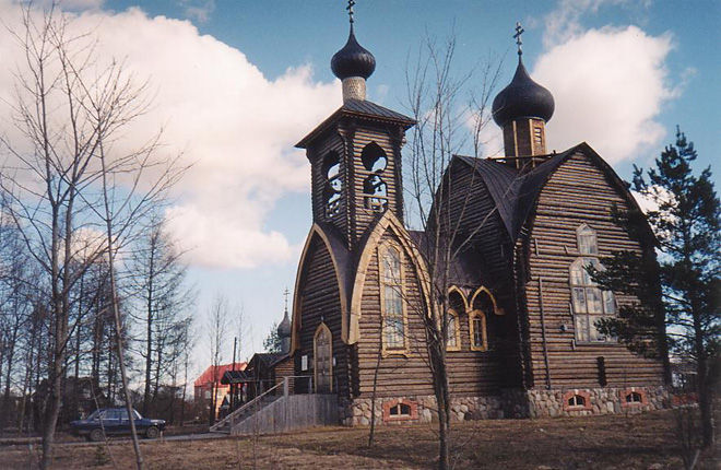 Воскресенское (Суйда). Церковь Воскресения Христова (новая). фасады