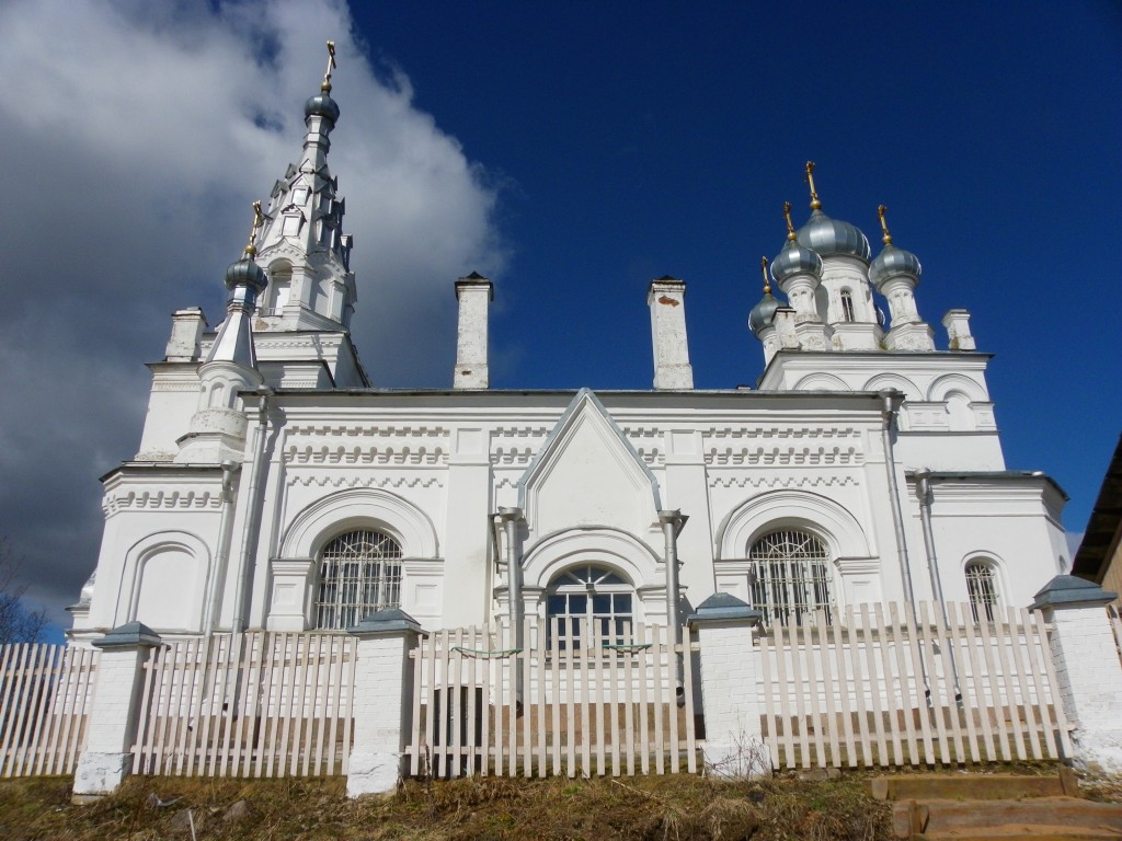 Козья Гора. Церковь Покрова Пресвятой Богородицы. фасады