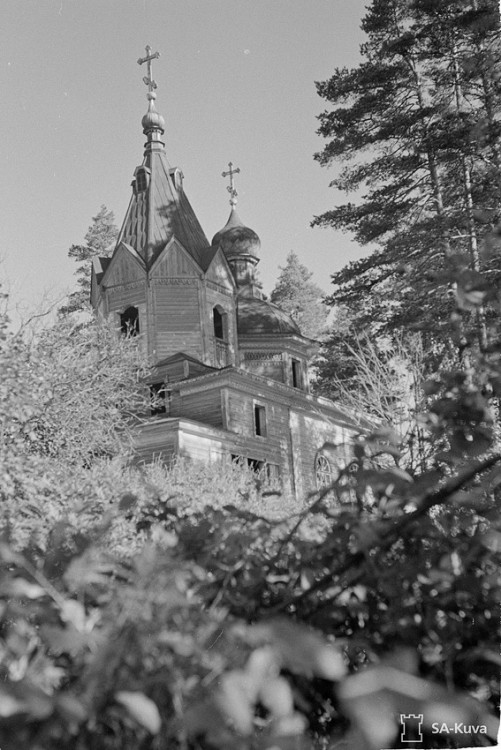 Старая Слобода. Александро-Свирский монастырь. архивная фотография, Фото из Архива финских вооруженных сил SA-kuva
