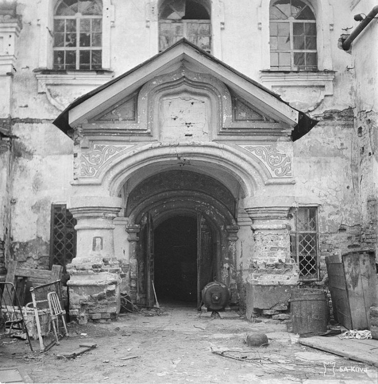 Старая Слобода. Александро-Свирский монастырь. архивная фотография, Фото из Архива финских вооруженных сил SA-kuva