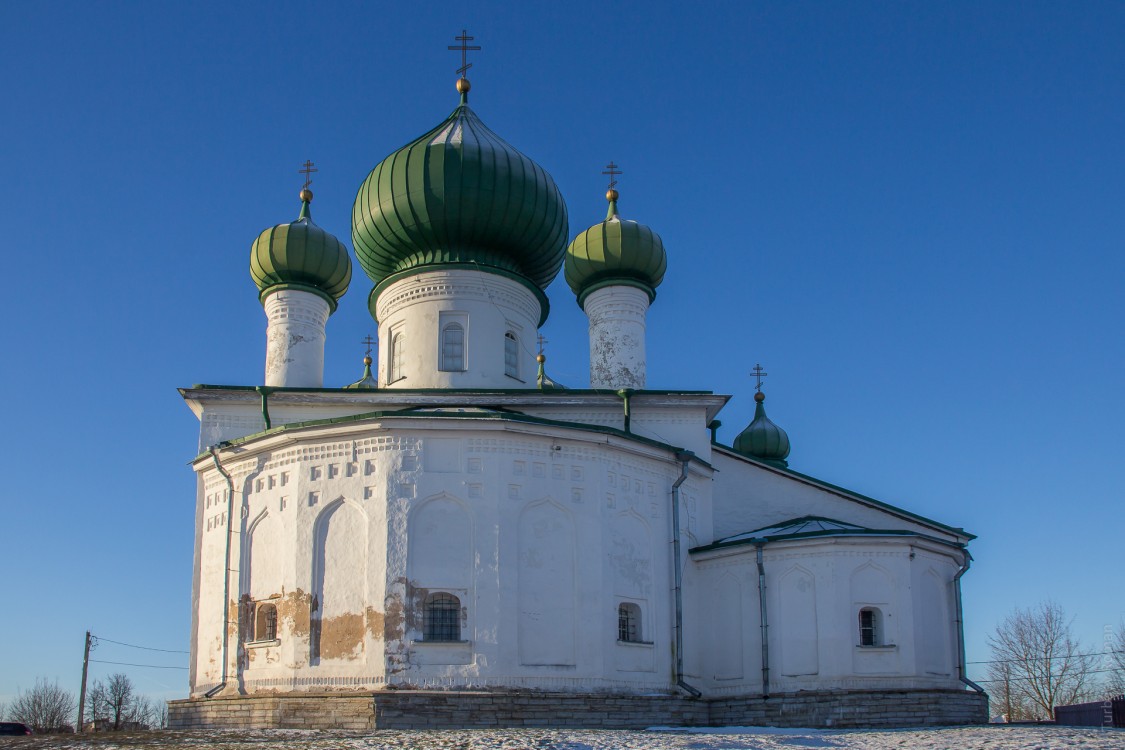 Церковь Рождества Иоанна Предтечи на Малышевой горе, Старая Ладога (Волховский район, Ленинградская область). фасады