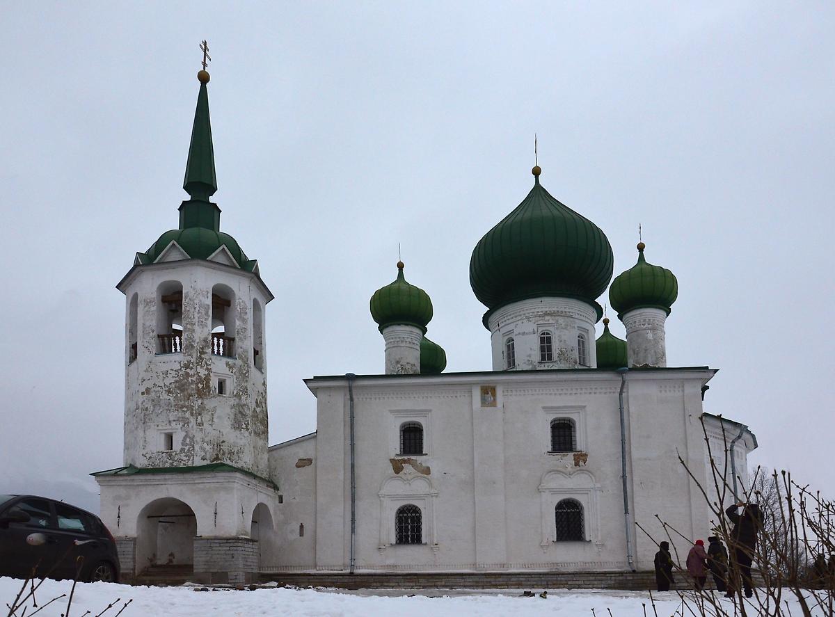фасады. Церковь Рождества Иоанна Предтечи на Малышевой горе, Старая Ладога (Волховский район, Ленинградская область)
