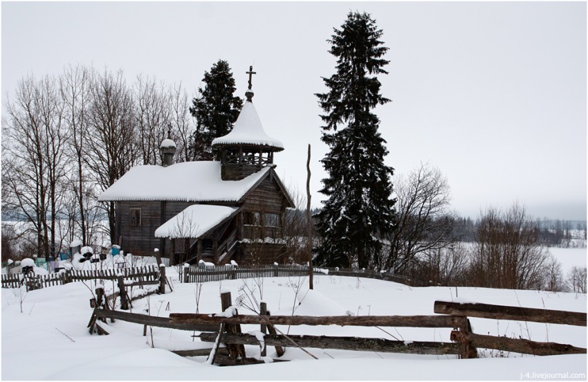 Часовня Петра и Павла, Заозерье (Подпорожский район, Ленинградская область). фасады