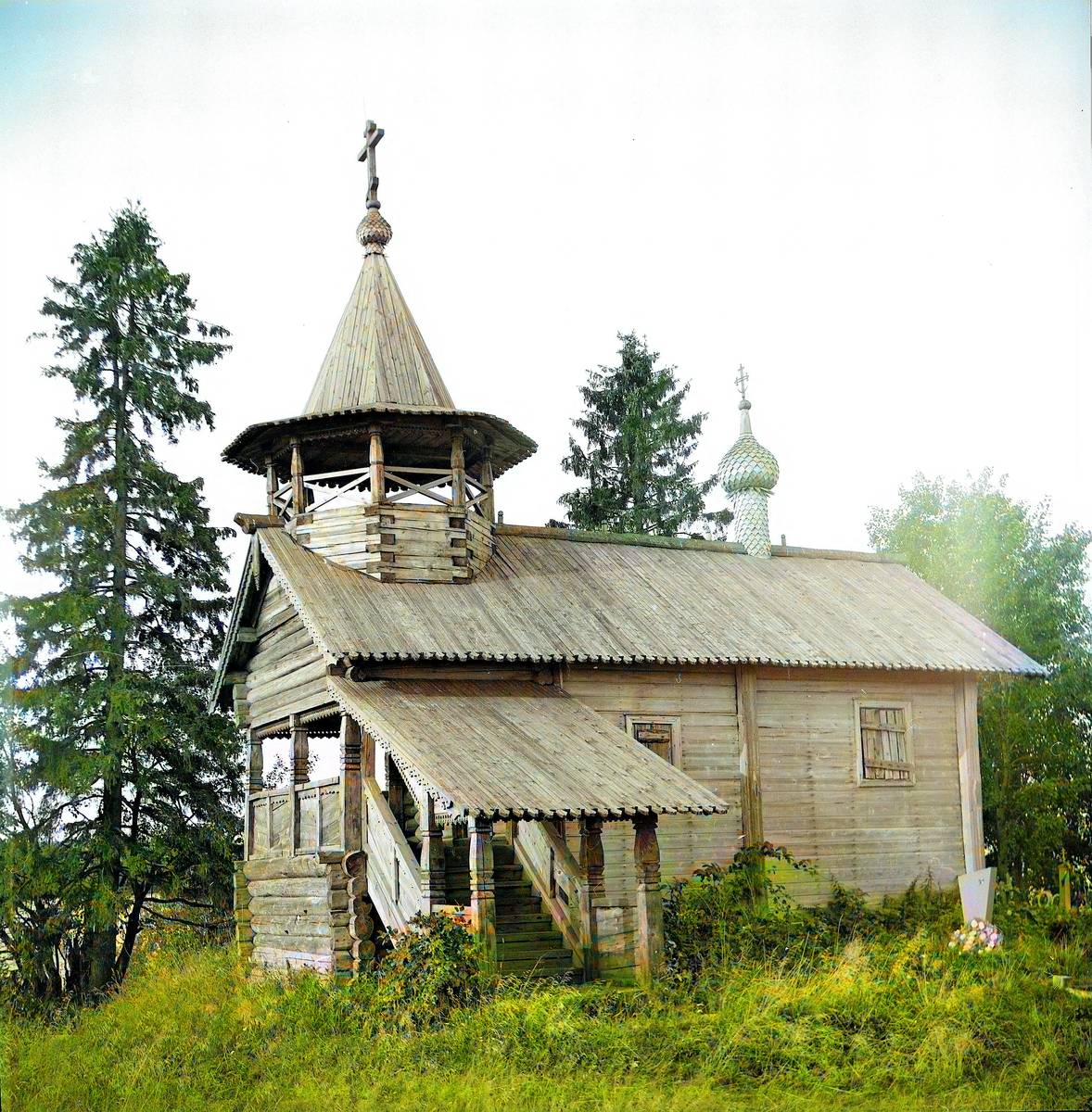 фасады. Часовня Петра и Павла, Заозерье (Подпорожский район, Ленинградская область)