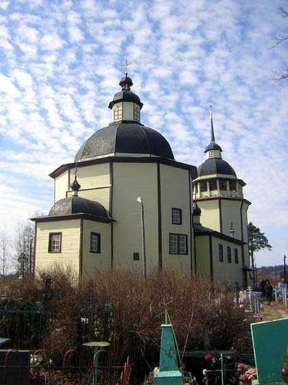 Курпово (Важины). Церковь Воскресения Христова. фасады