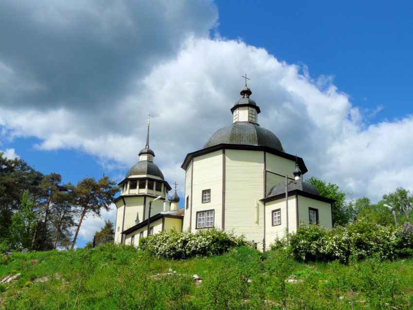 Курпово (Важины). Церковь Воскресения Христова. фасады