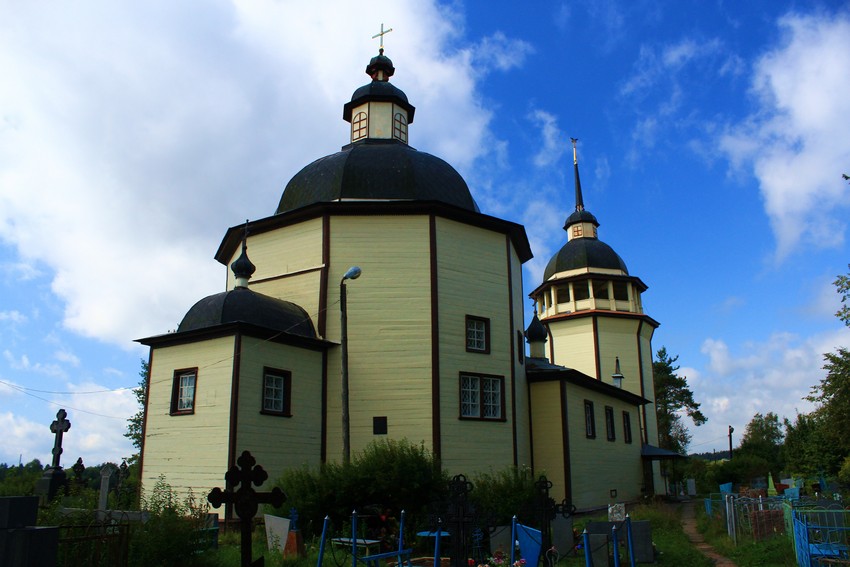 Курпово (Важины). Церковь Воскресения Христова. фасады